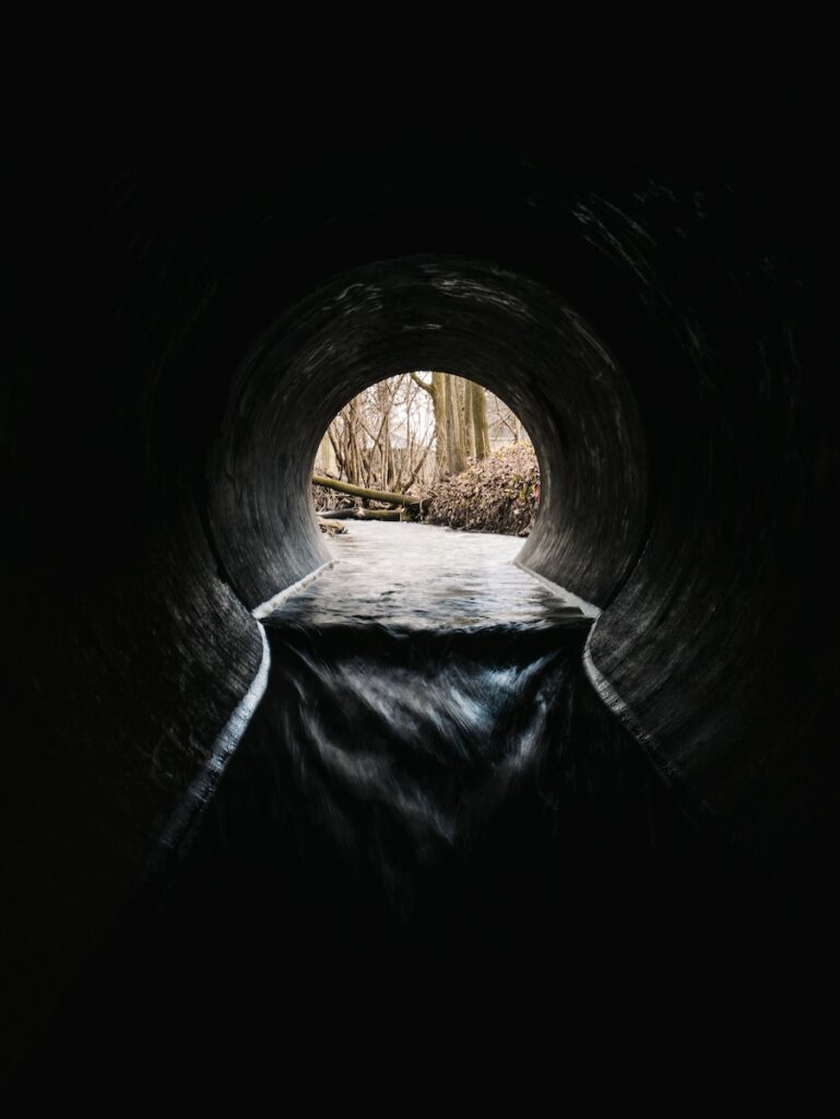 tunnel with tunnel during daytime